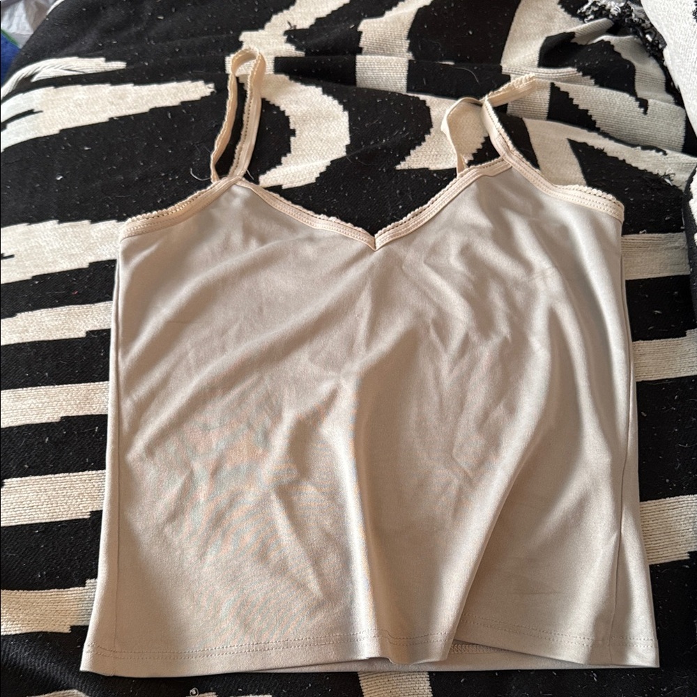 Grey Poleci Cropped Cami
